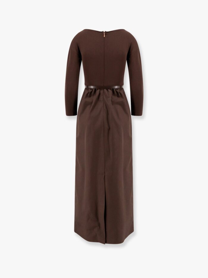 Max Mara Kaiser Cotton Poplin And Jersey Dress