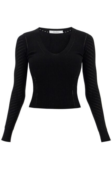 MAX MARA Knitted Sweater With Perforated Details '