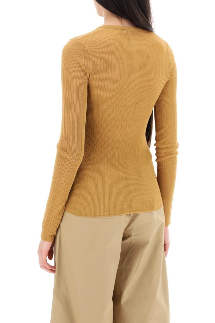 MAX MARA Long-sleeved Ribbed Knit Top For Men