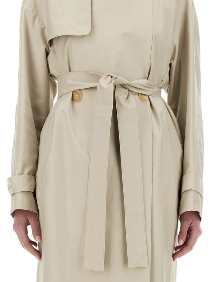 Max Mara LONG "STRENCH" TRENCH COAT