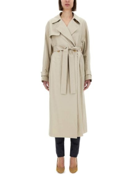 Max Mara LONG "STRENCH" TRENCH COAT