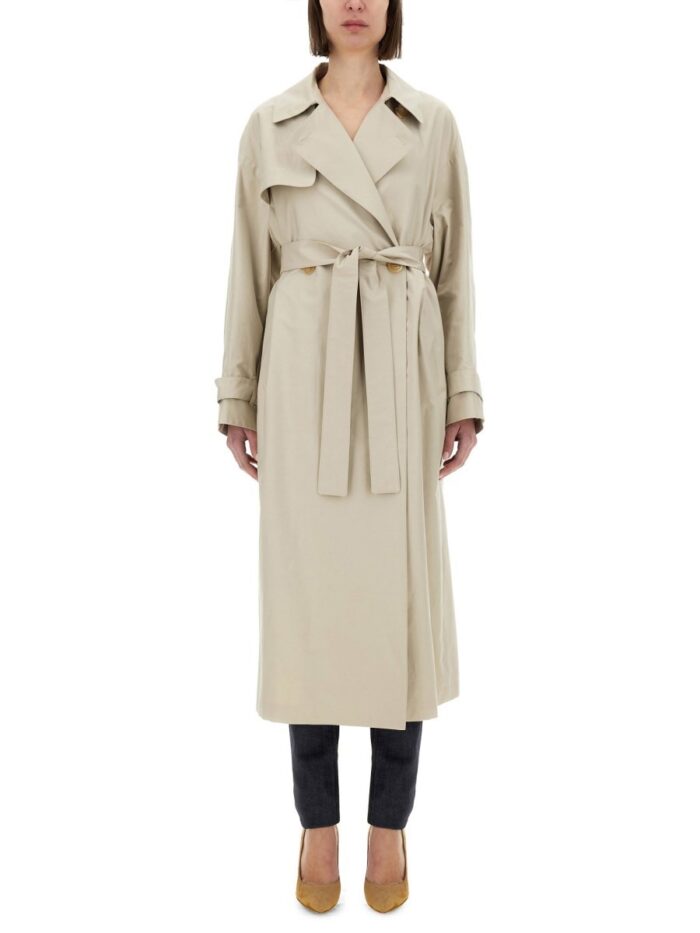 Max Mara LONG "STRENCH" TRENCH COAT