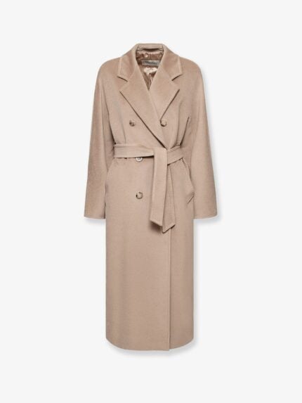 Max Mara Madame Double-breasted Wool And Cashmere Coat