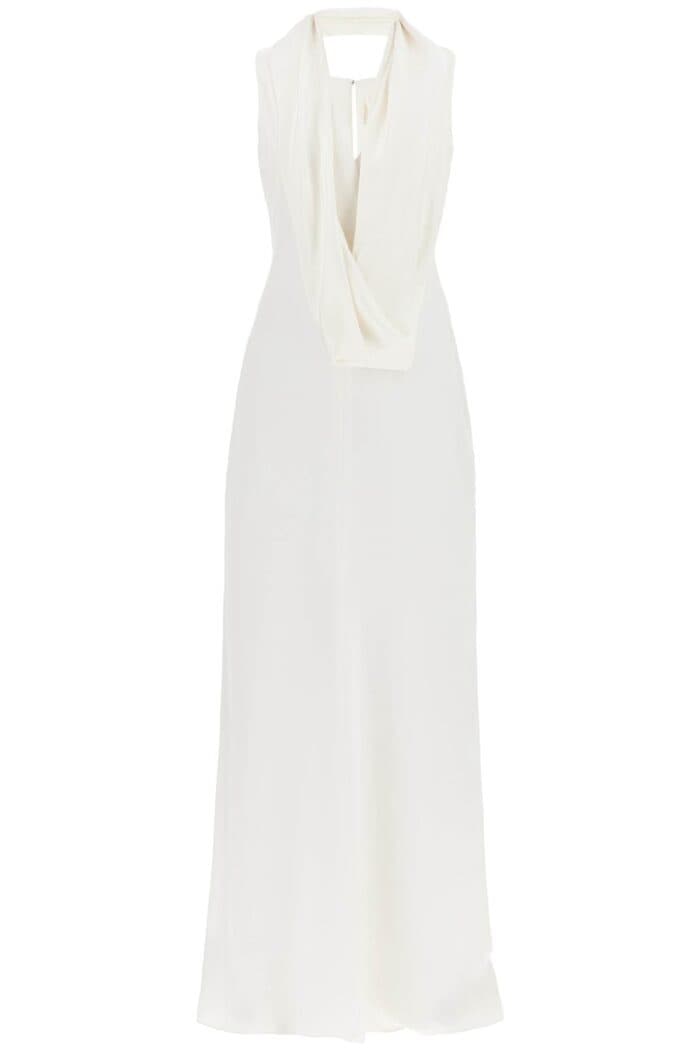 MAX MARA Maxi Silk Crpe De Chine Dress