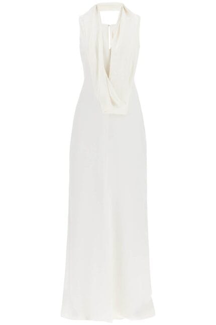 MAX MARA Maxi Silk Crpe De Chine Dress