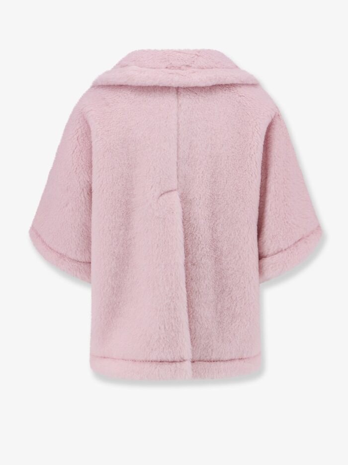 Max Mara Mxacorvino1 Alpaca And Virgin Wool Fur Cape