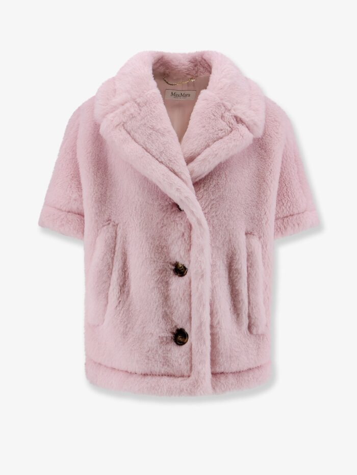 Max Mara Mxacorvino1 Alpaca And Virgin Wool Fur Cape