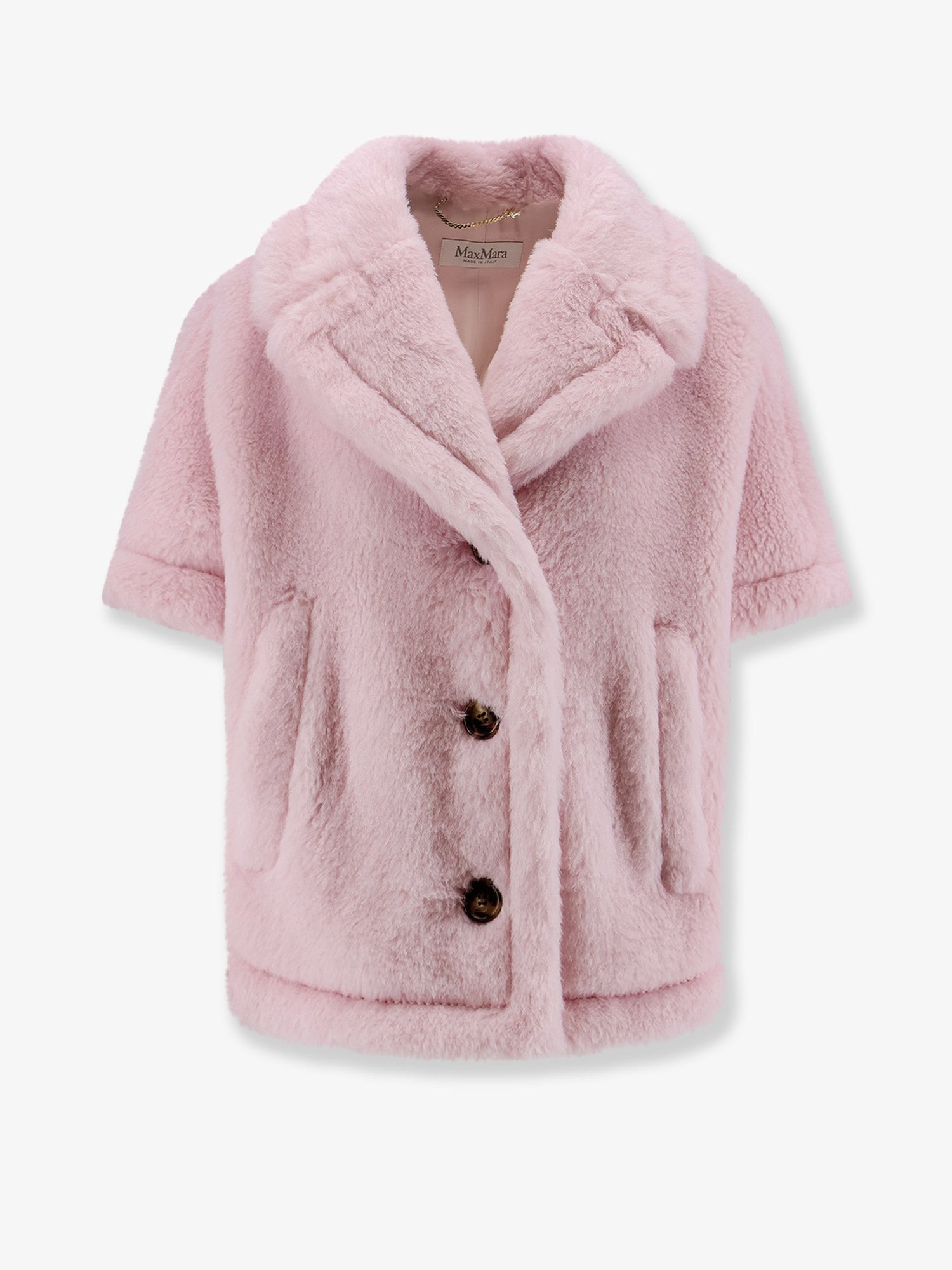 Max Mara Mxacorvino1 Alpaca And Virgin Wool Fur Cape