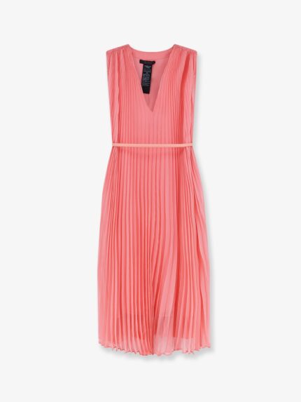Max Mara Mxecapsula Long Dress With Belt