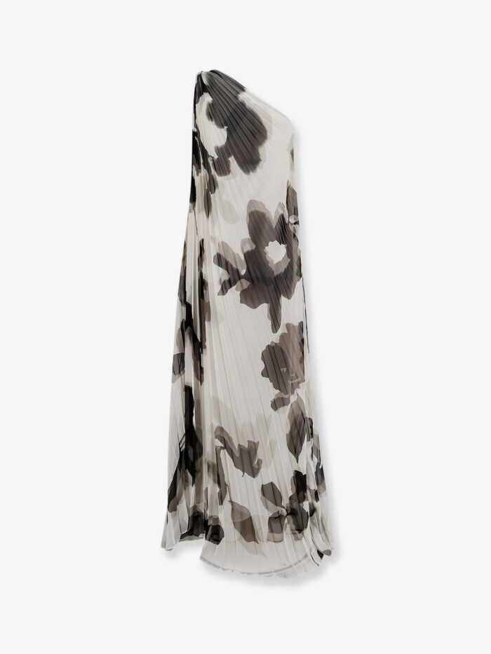 Max Mara Mxefuggito Pleated Long Dress