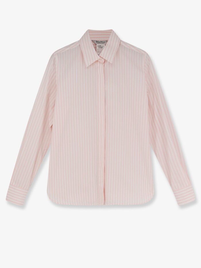 Max Mara Mxmaccenni Striped Cotton Shirt