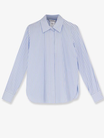 Max Mara Mxmaccenni Striped Cotton Shirt