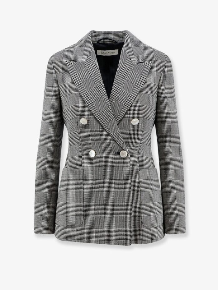 Max Mara Mxmaccordo Double-breasted Virgin Wool Blazer