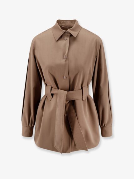 Max Mara Mxmagenzia Virgin Wool Shirt/jacket