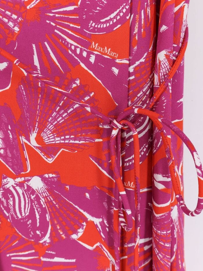 Max Mara Mxmcamino Printed Cotton Dress