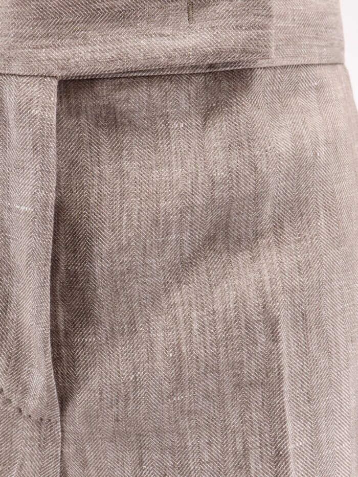 Max Mara Mxmdeserto Linen Trousers