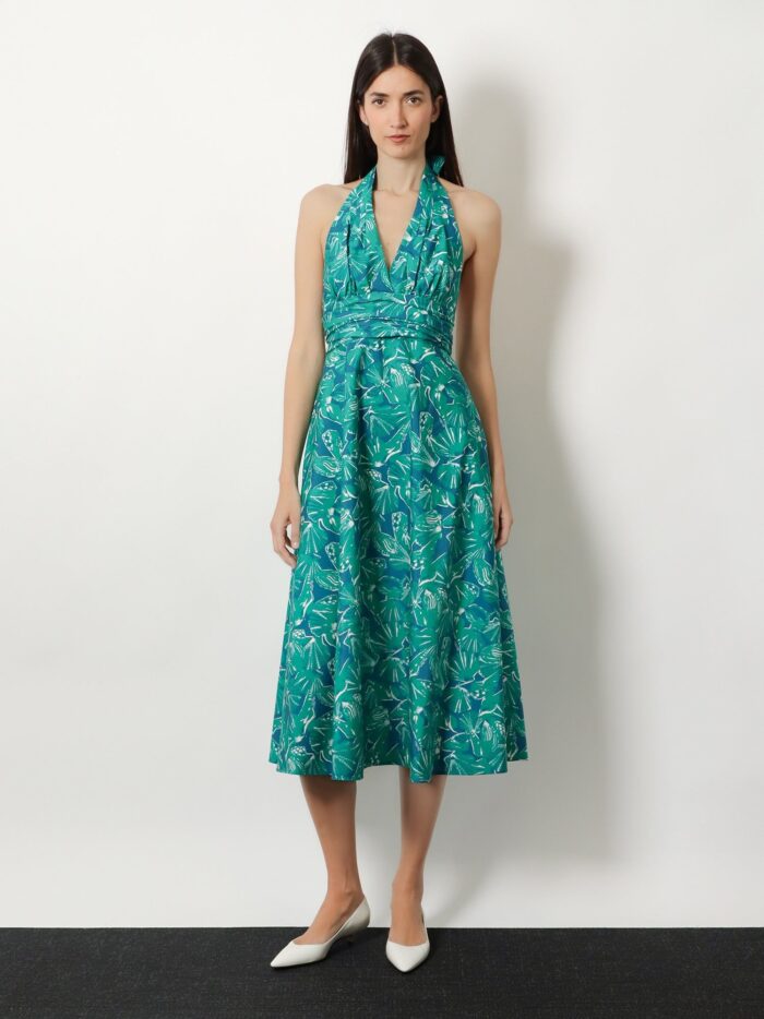 Max Mara Mxmebella Printed Cotton Dress