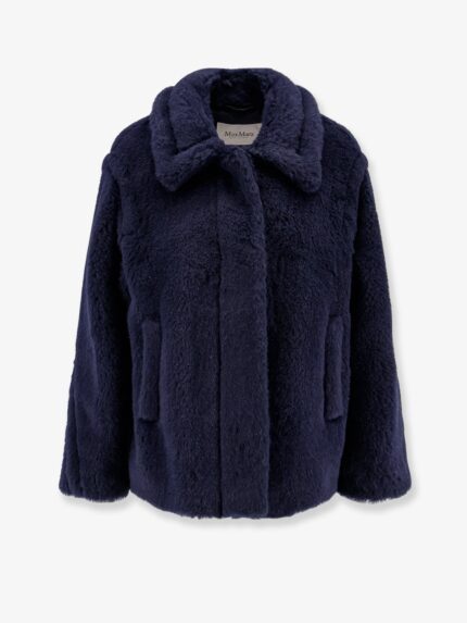 Max Mara Mxmfuggito Alpaca And Virgin Wool Fur Jacket