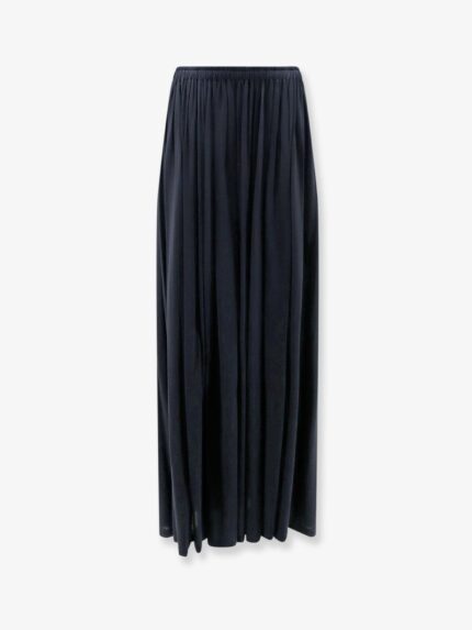 Max Mara MXMLivrea Pleated Jersey Long Skirt