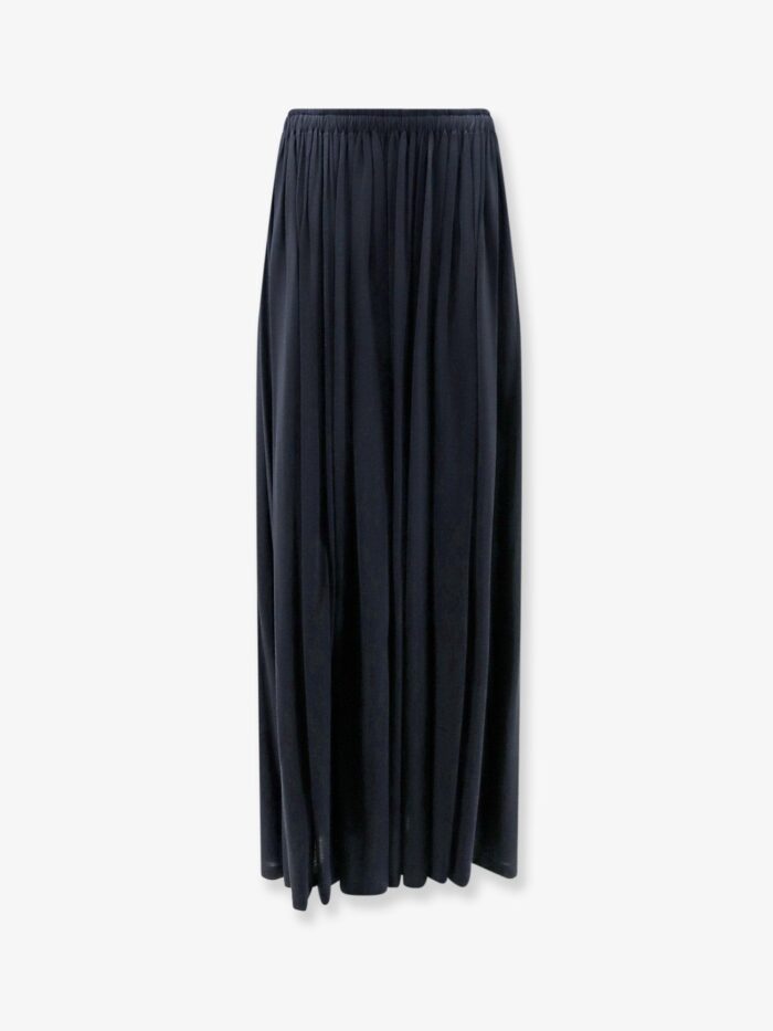 Max Mara MXMLivrea Pleated Jersey Long Skirt