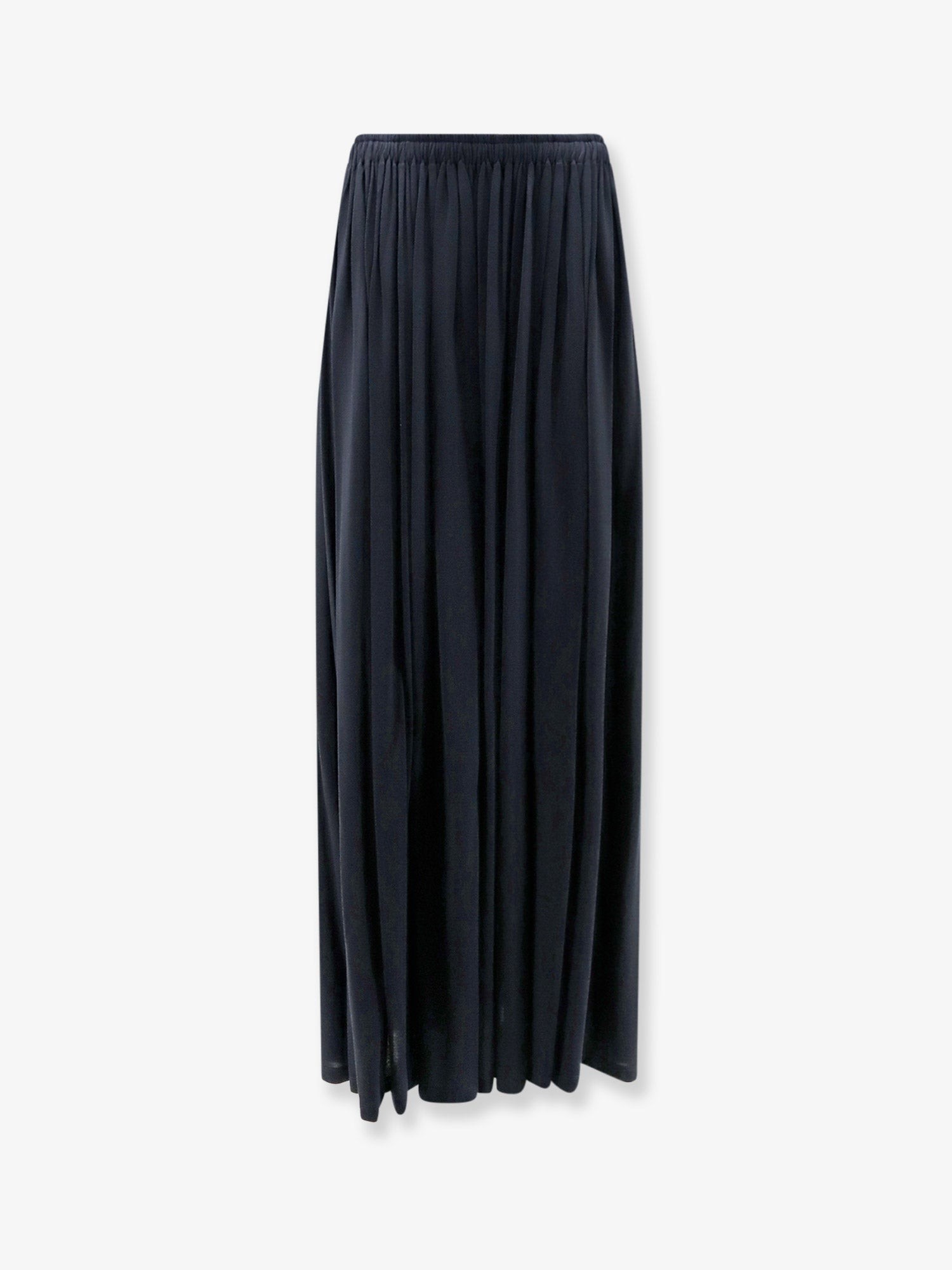 Max Mara MXMLivrea Pleated Jersey Long Skirt