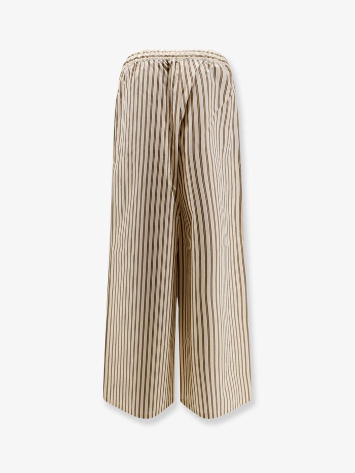 Max Mara Mxmordine Cotton And Silk Trousers