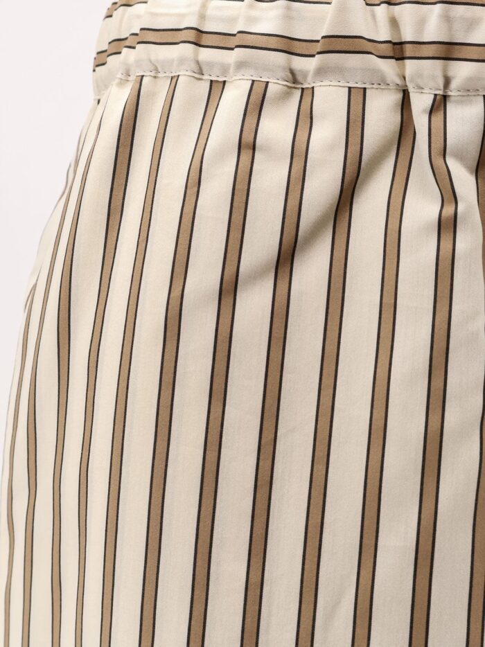 Max Mara Mxmordine Cotton And Silk Trousers