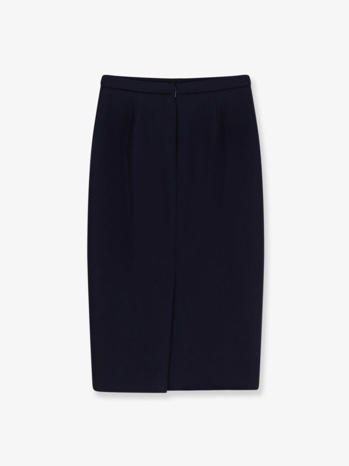 Max Mara Mxmotre Stretch Virgin Wool Skirt