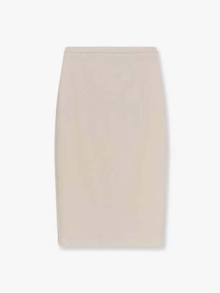 Max Mara Mxmotre Stretch Virgin Wool Skirt