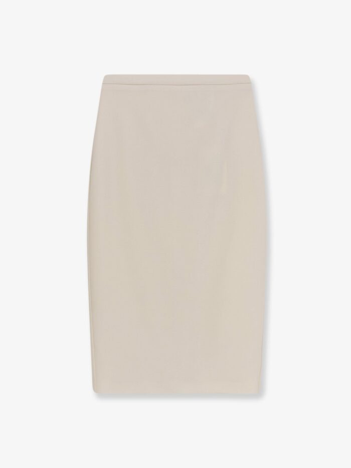 Max Mara Mxmotre Stretch Virgin Wool Skirt