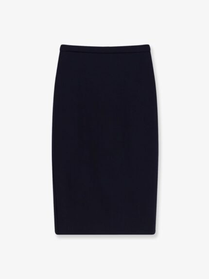 Max Mara Mxmotre Stretch Virgin Wool Skirt