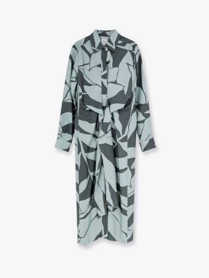 Max Mara Mxmrobinia Printed Silk Dress