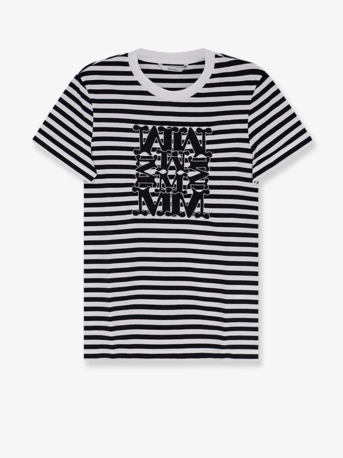 Max Mara MxmRuta Cotton T-shirt With Front Embroidery