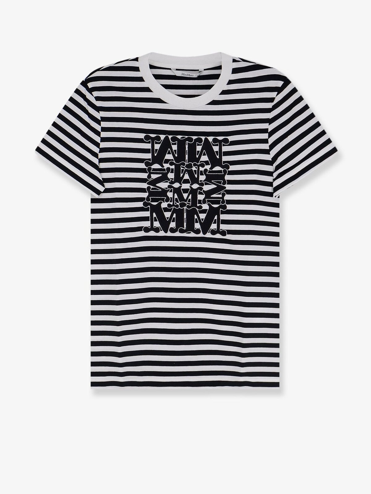 Max Mara MxmRuta Cotton T-shirt With Front Embroidery