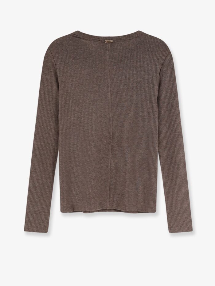 Max Mara Mxmsalmone Lyocell And Silk T-shirt