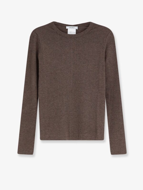 Max Mara Mxmsalmone Lyocell And Silk T-shirt