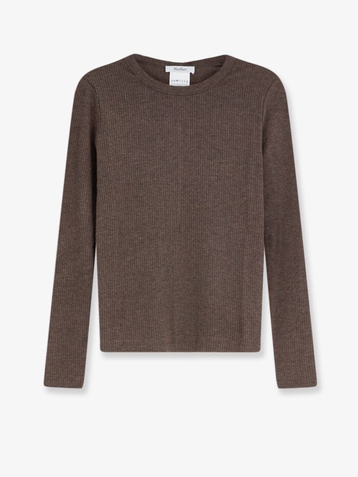 Max Mara Mxmsalmone Lyocell And Silk T-shirt