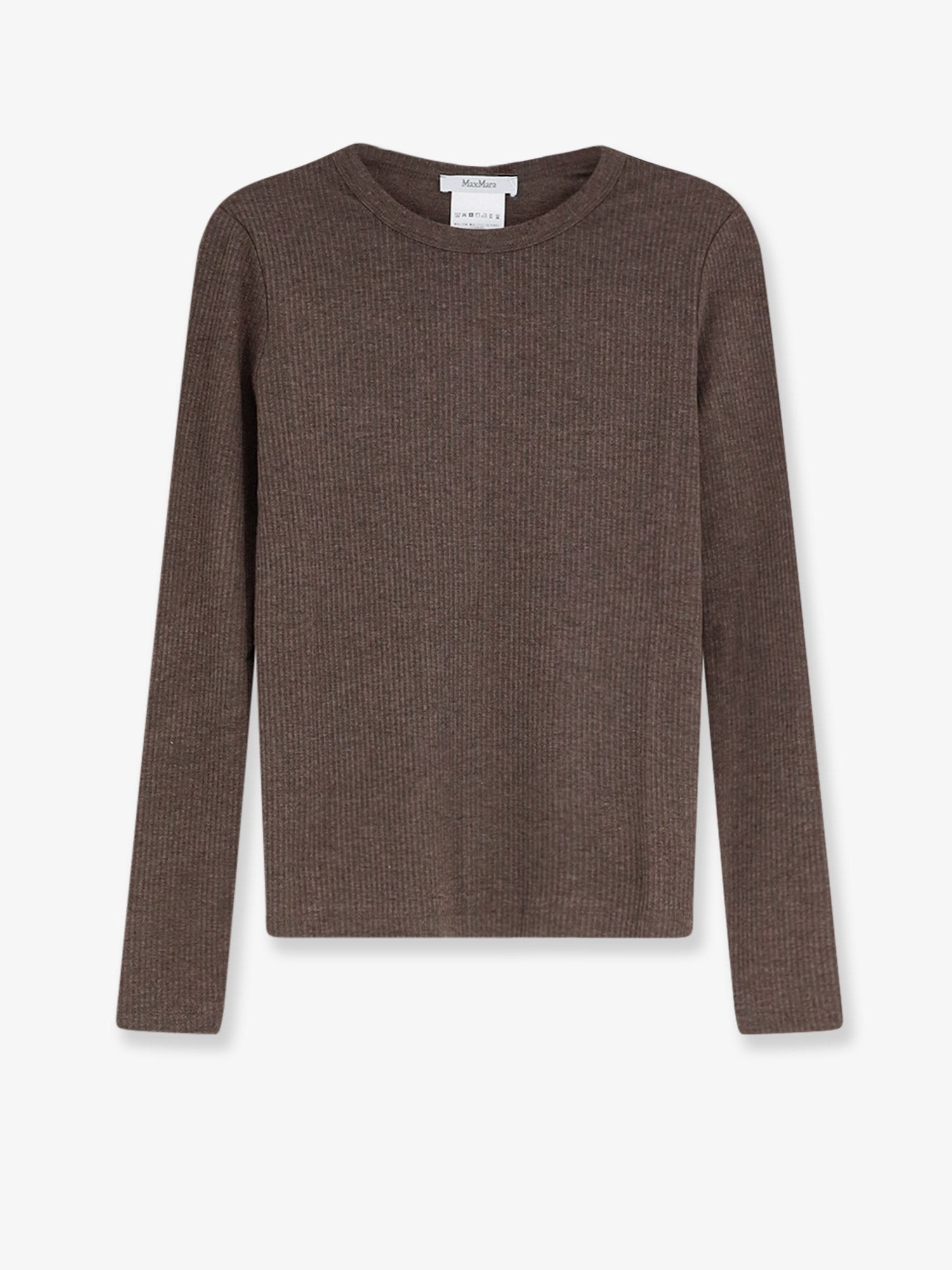 Max Mara Mxmsalmone Lyocell And Silk T-shirt
