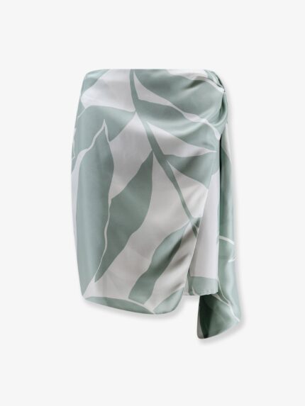 Max Mara Mxmstrano Silk Pareo Skirt