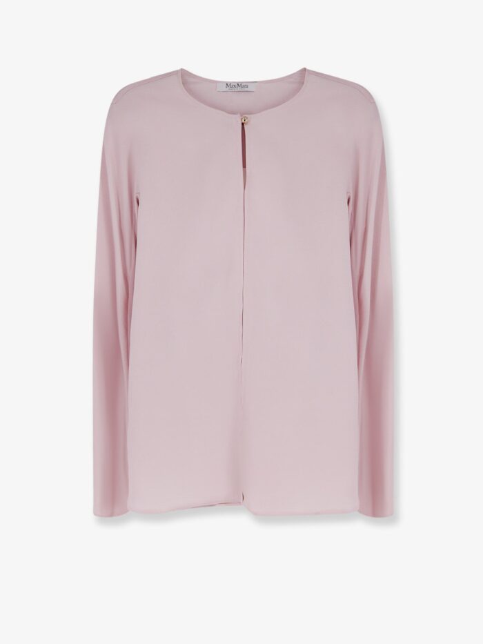 Max Mara Mxp Mitico Stretch Silk Shirt