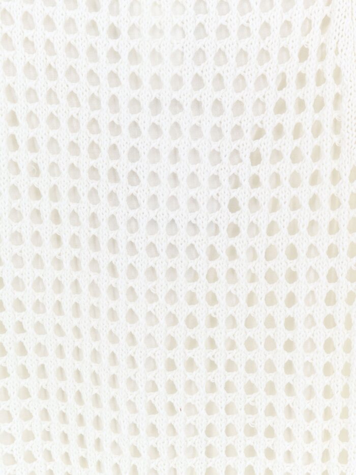 Max Mara Mxpgeode Perforated Cotton Skirt