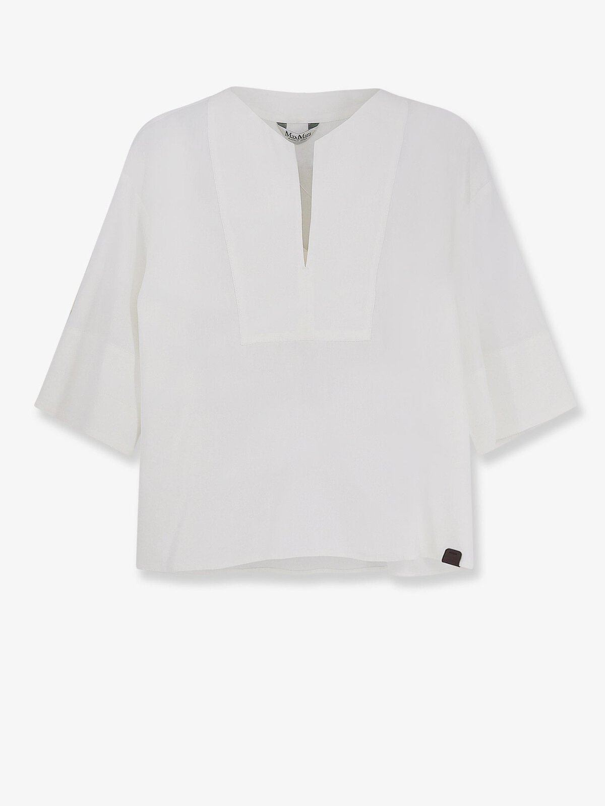 Max Mara Mxpsospiro Linen And Viscosa Shirt
