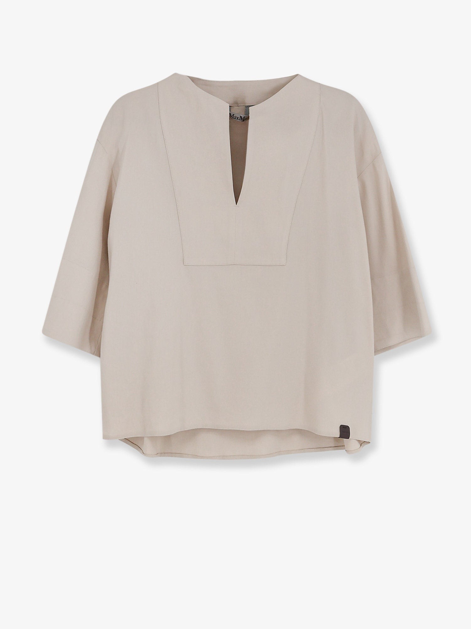 Max Mara Mxpsospiro Linen And Viscose Shirt