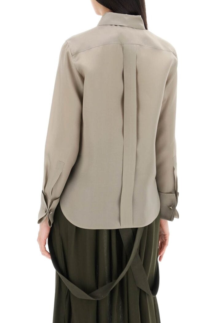 MAX MARA Nola Silk Organza Shirt In Italian