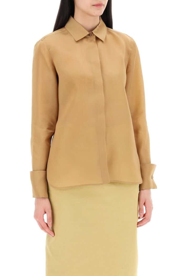 MAX MARA Nola Silk Organza Shirt In Italian