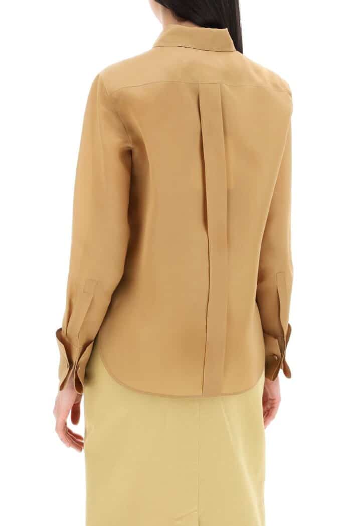 MAX MARA Nola Silk Organza Shirt In Italian