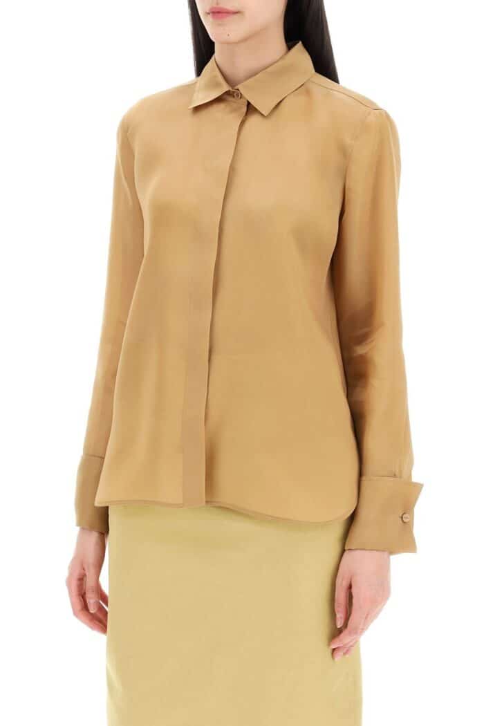 MAX MARA Nola Silk Organza Shirt In Italian