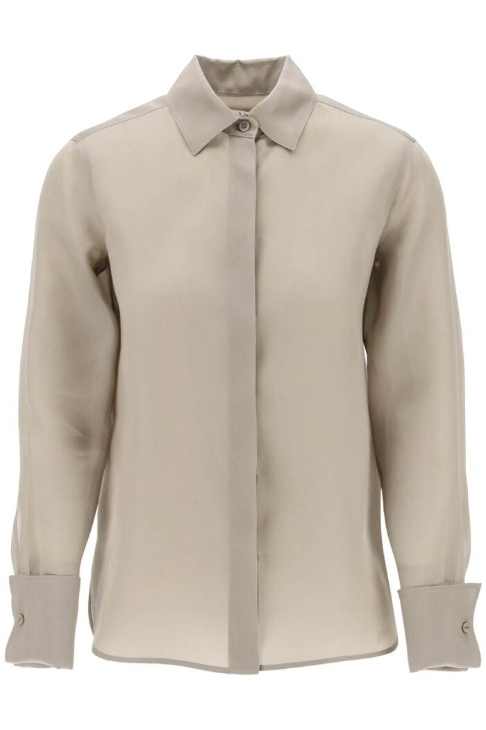 MAX MARA Nola Silk Organza Shirt In Italian