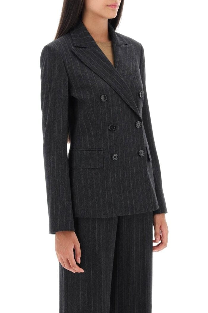 MAX MARA Ofride Pinstripe Jersey Blazer