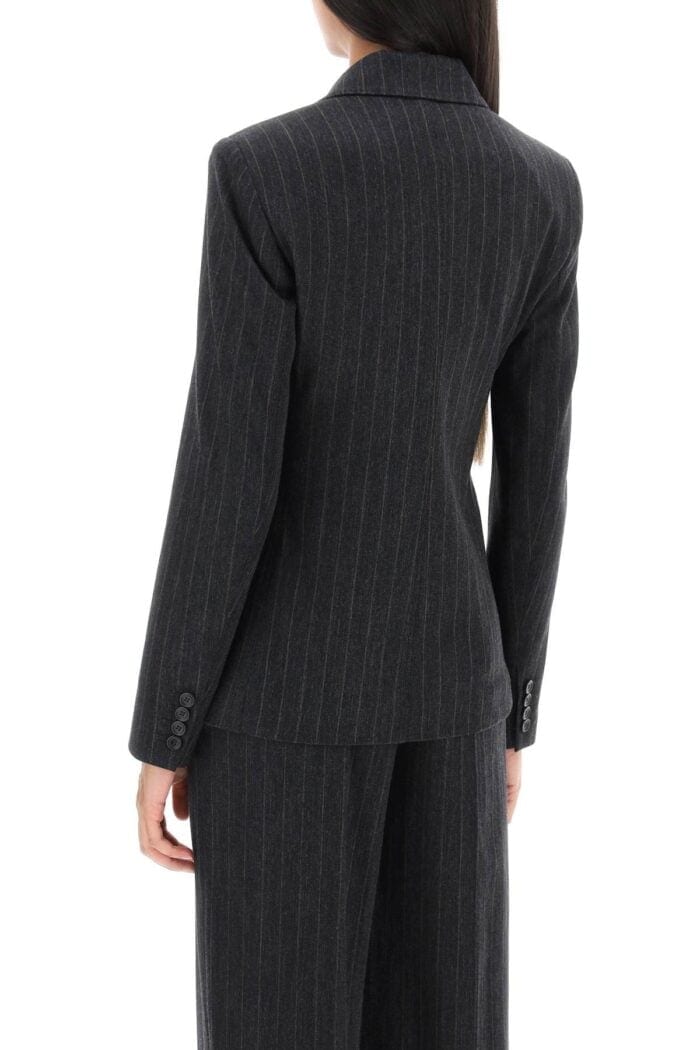 MAX MARA Ofride Pinstripe Jersey Blazer